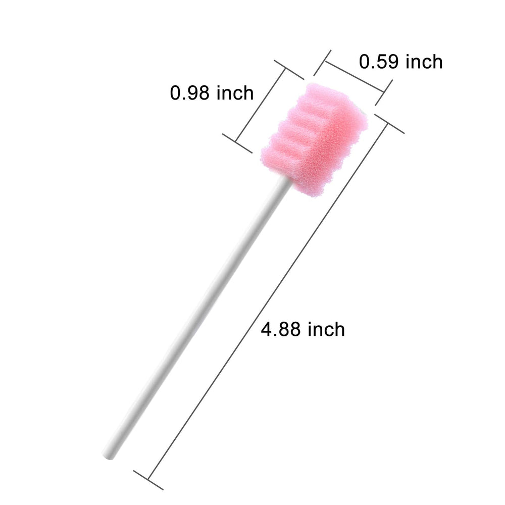 BVN disposable mouth swabs packaged in a 100-piece box for convenient use.