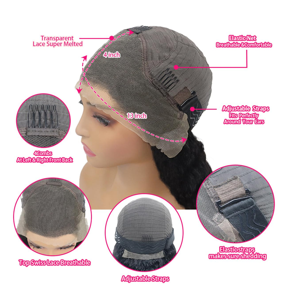 Bworto Glueless Cap Wig designed for quick, glue-free everyday use.
