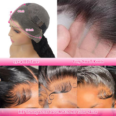 Bworto Natural Black Wig ready for dyeing or styling to suit your tone.