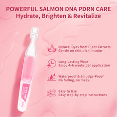 BXCVBNMKL Pink ampoule packaging ideal for daily on-the-go skin care.