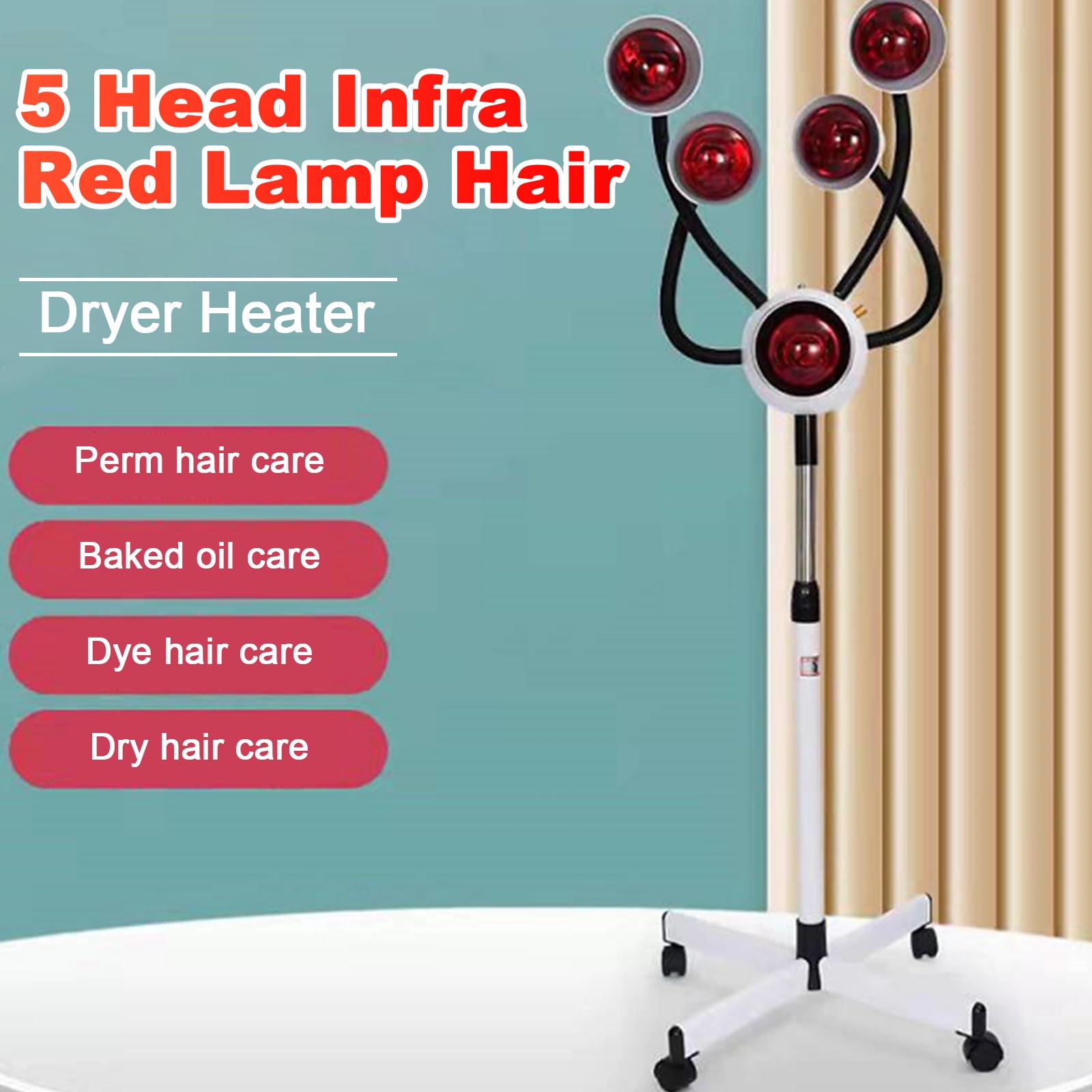 Bxdrlgkdi rolling-wheels design enables easy relocation around the salon.