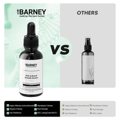 BY BARNEY biotin and caffeine enriched formula nourishes the scalp.