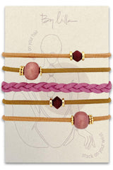 By Lilla bracelet hair ties packaging, gift-ready presentation for birthdays or holidays.