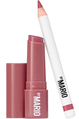 BY MARIO Rosewood Glow lip serum bottle enhances hydration and plump-looking lips on the go.