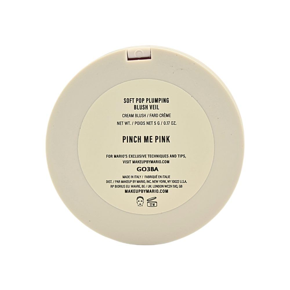 BY MARIO Soft Pop Plumping Blush Veil packaging close-up highlights sleek design