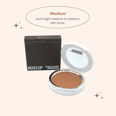 BY MARIO SoftSculpt swirl-on-cheek demonstrates blendable warmth.