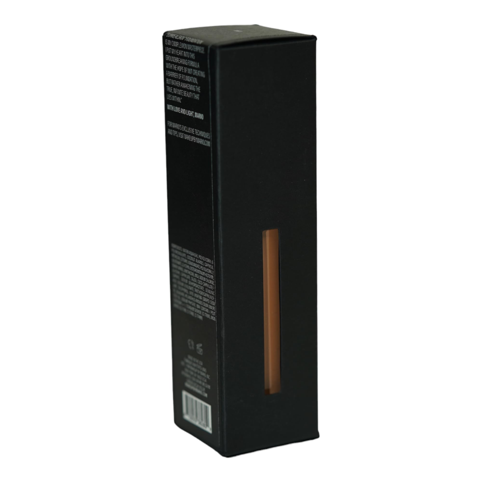 BY MARIO SurrealSkin 13W swatch for warm undertone on medium skin.