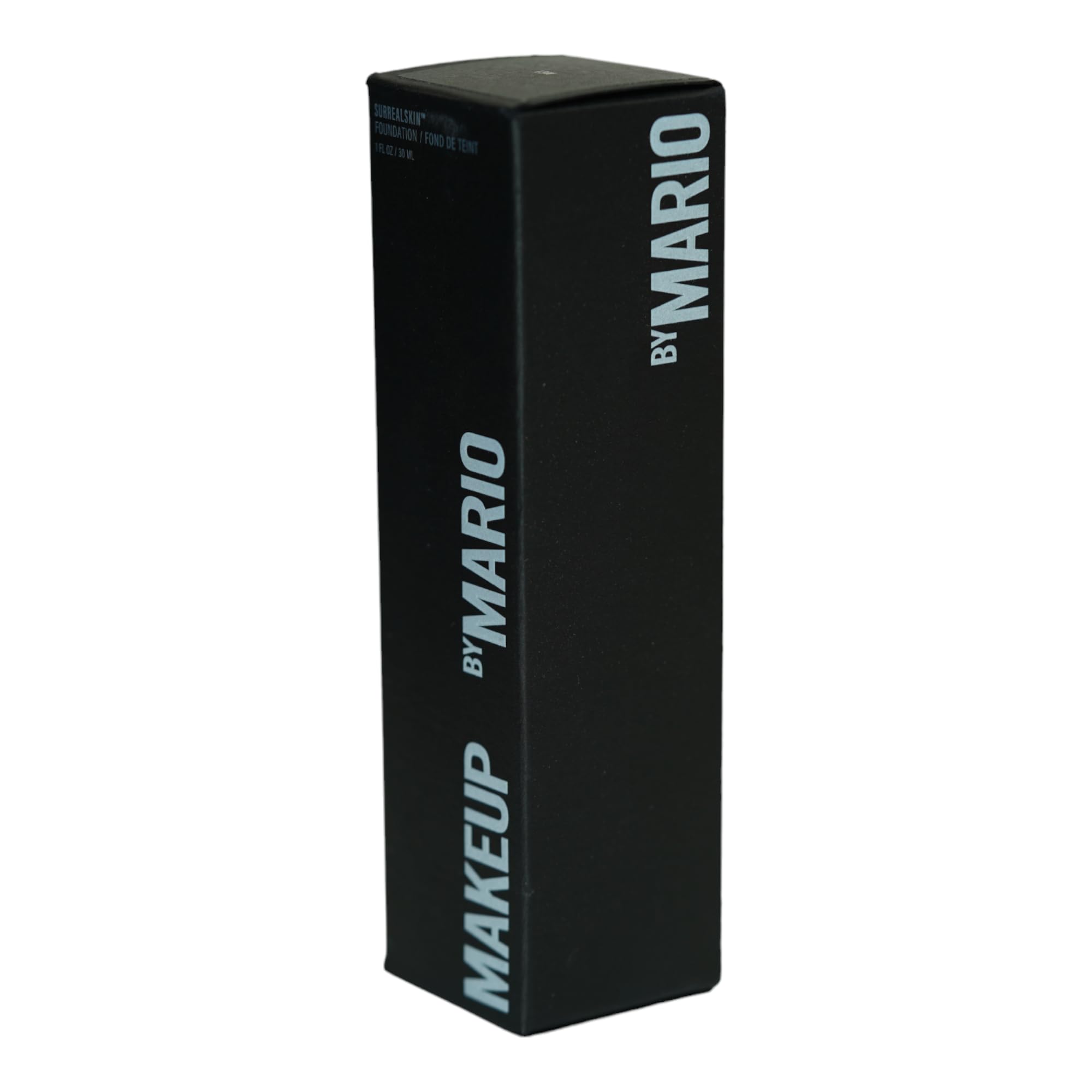 BY MARIO SurrealSkin packaging closeup emphasizes compact 30 mL size.