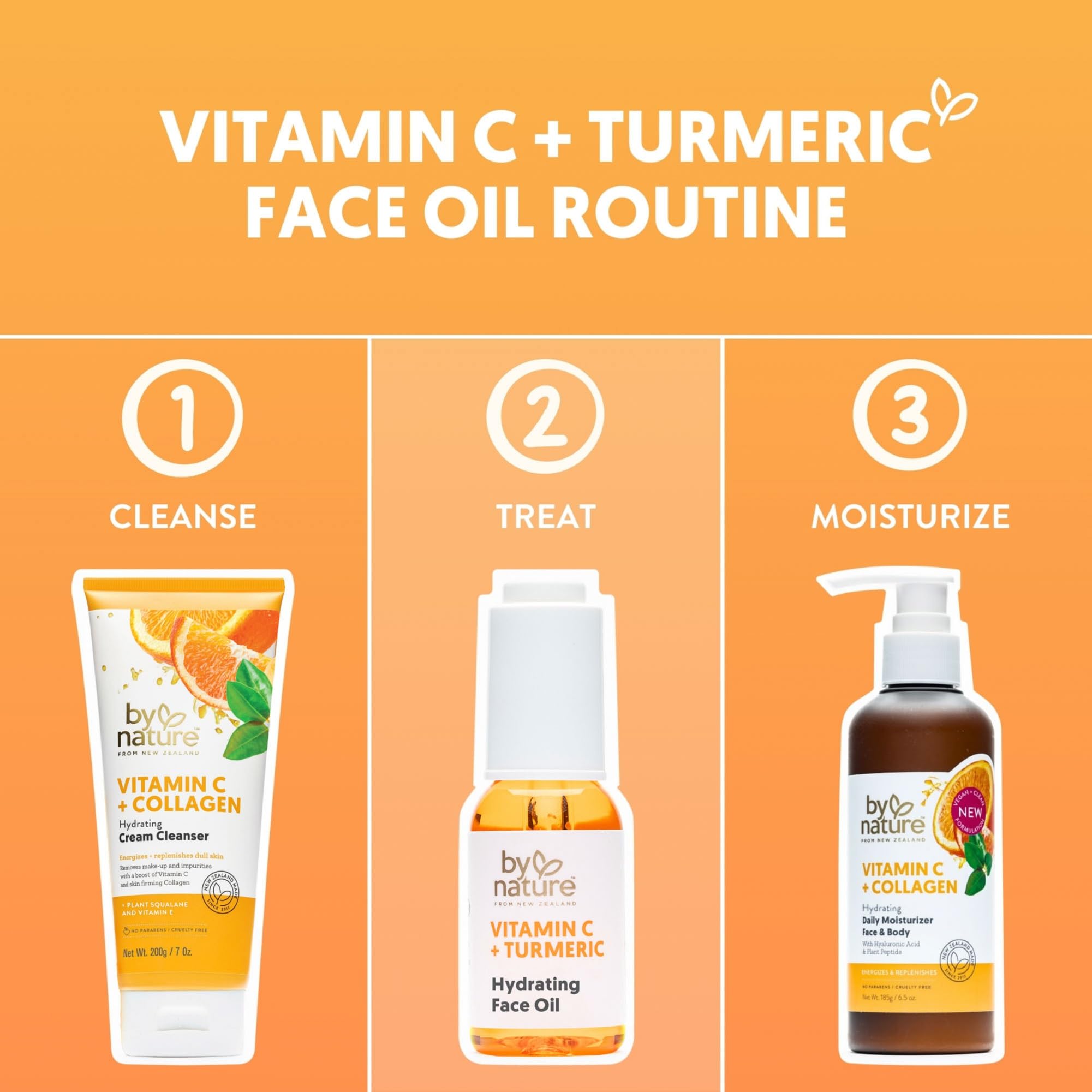 By Nature Lightweight, non-greasy oil for fast absorption