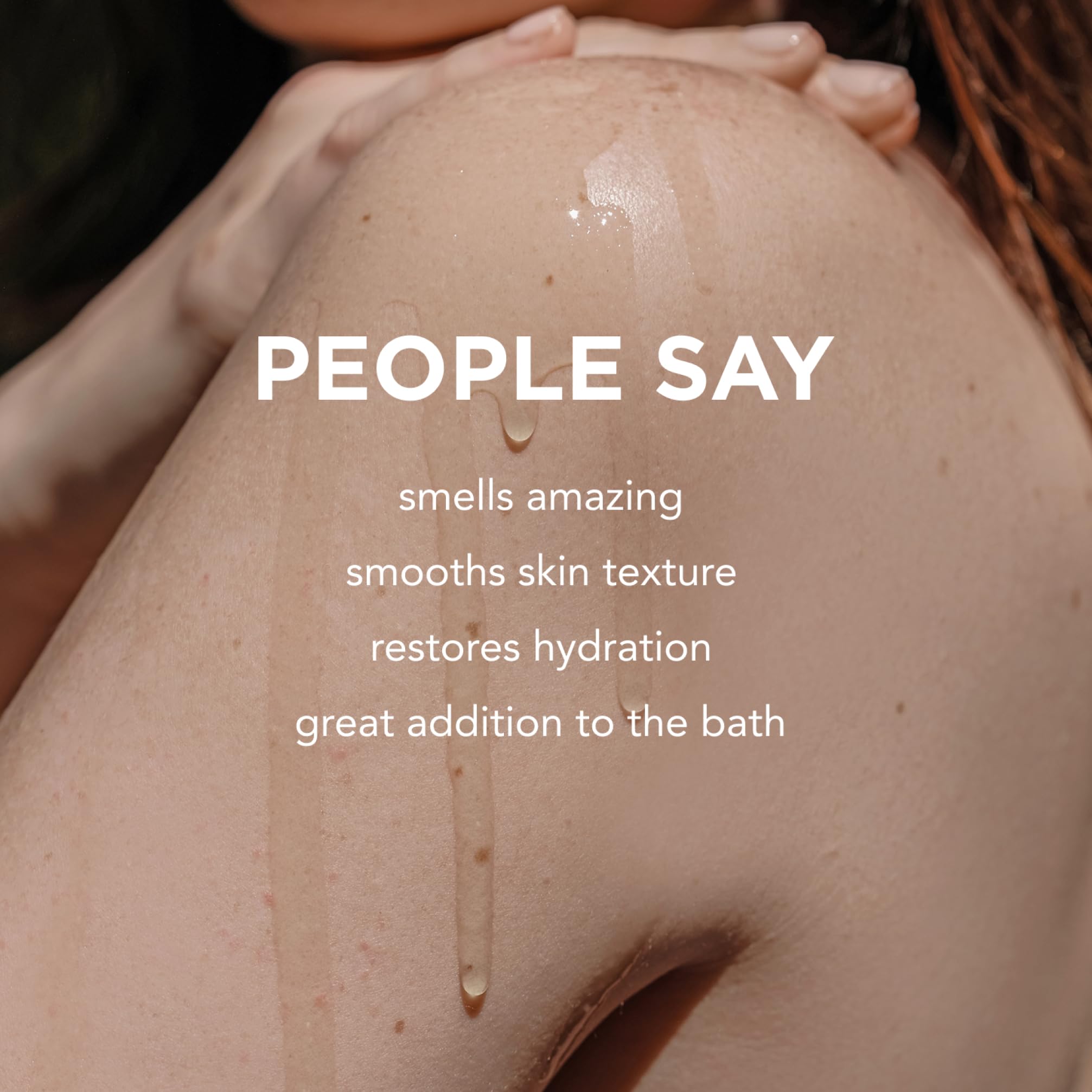 By Rosie Jane Wake bath oil being dispensed for easy application
