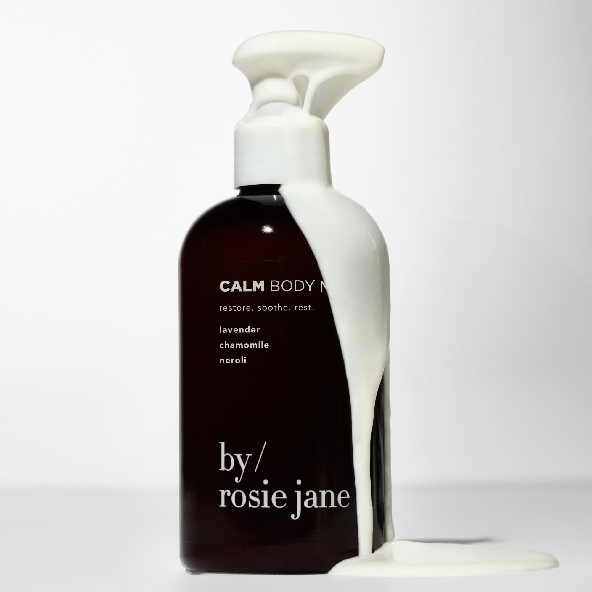 By Rosie Jane Calm Body Milk Kakadu plum and turmeric ingredients.