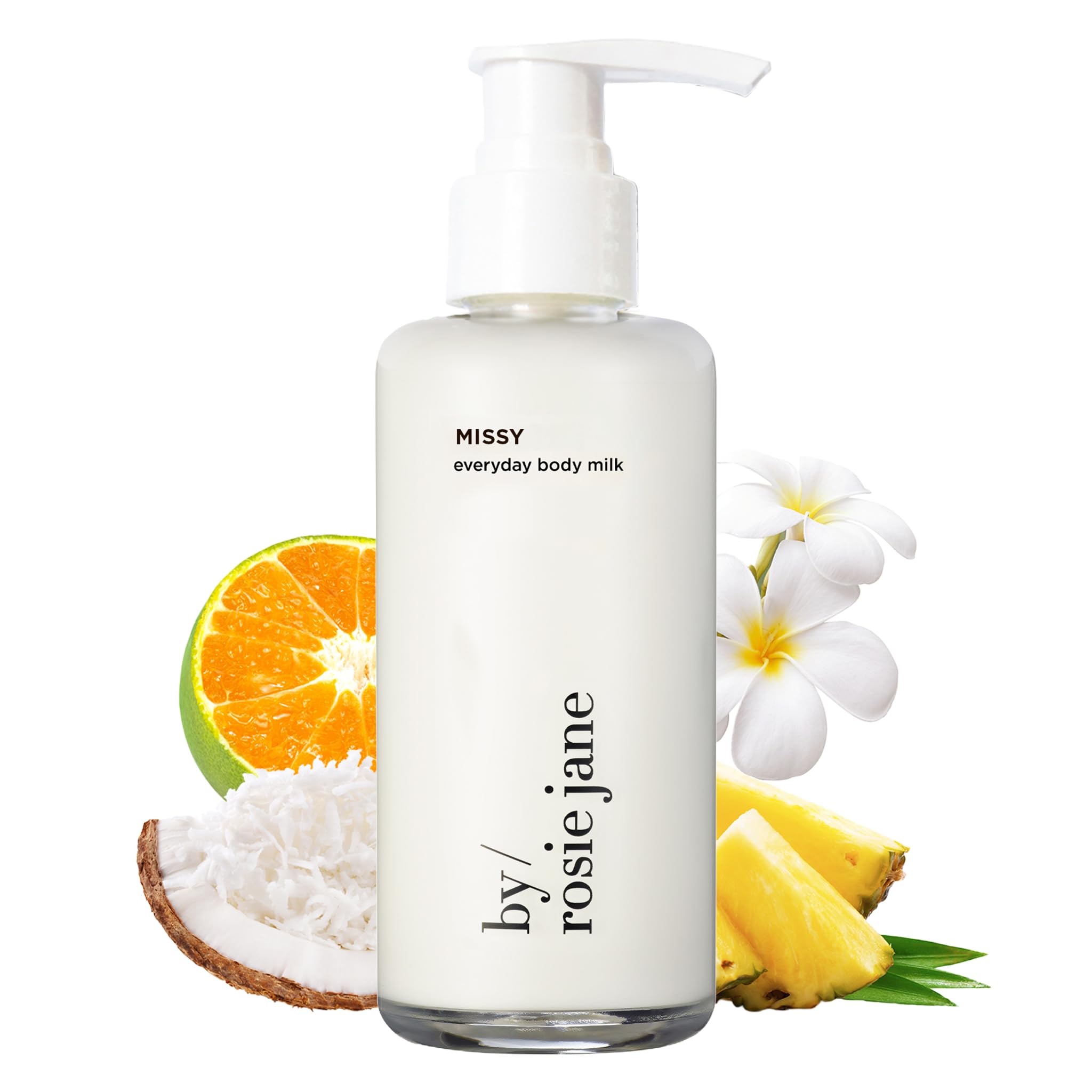 By Rosie Jane Everyday Body Milk Missy bottle pour for on-the-go hydration