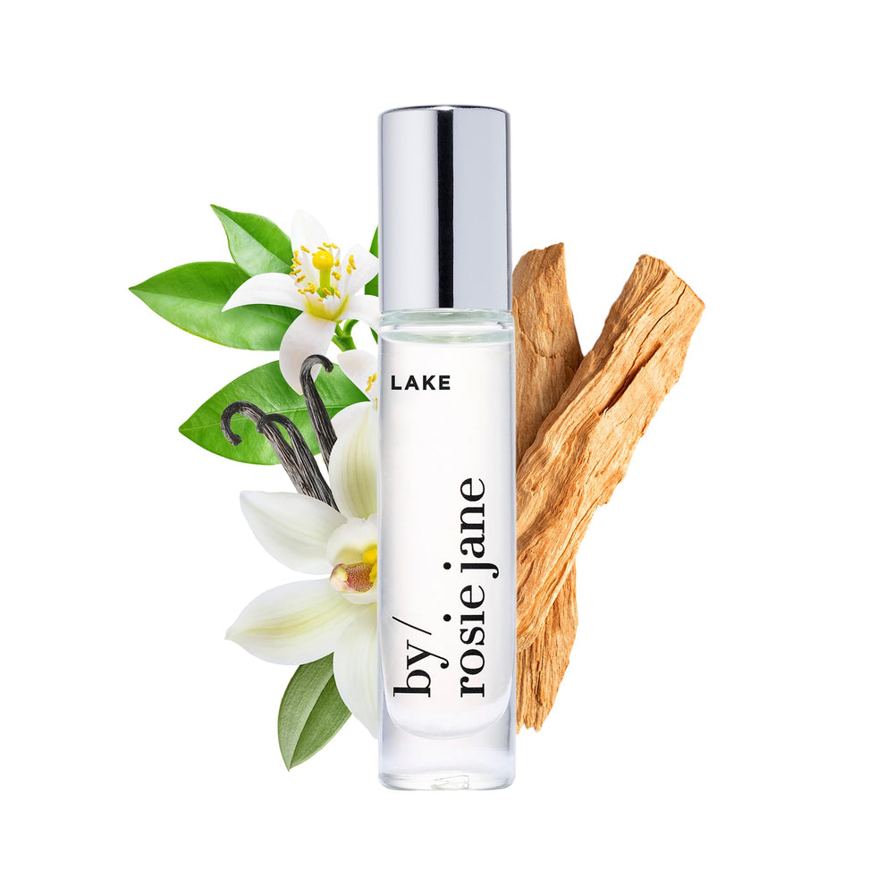 By Rosie Jane Lake perfume oil roll-on for travel-friendly wear