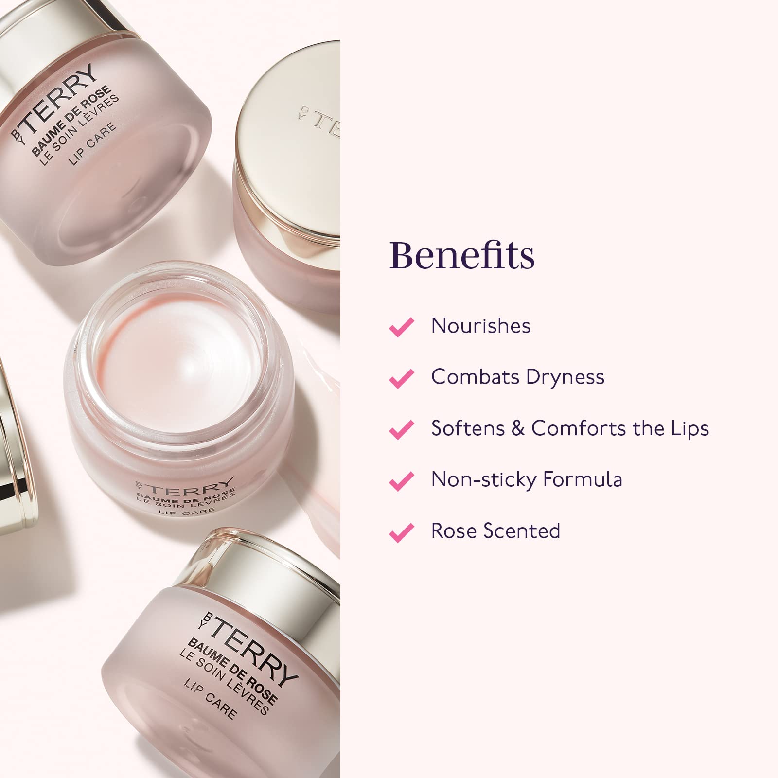By Terry Baume de Rose Lip Balm offers an overnight treatment option.