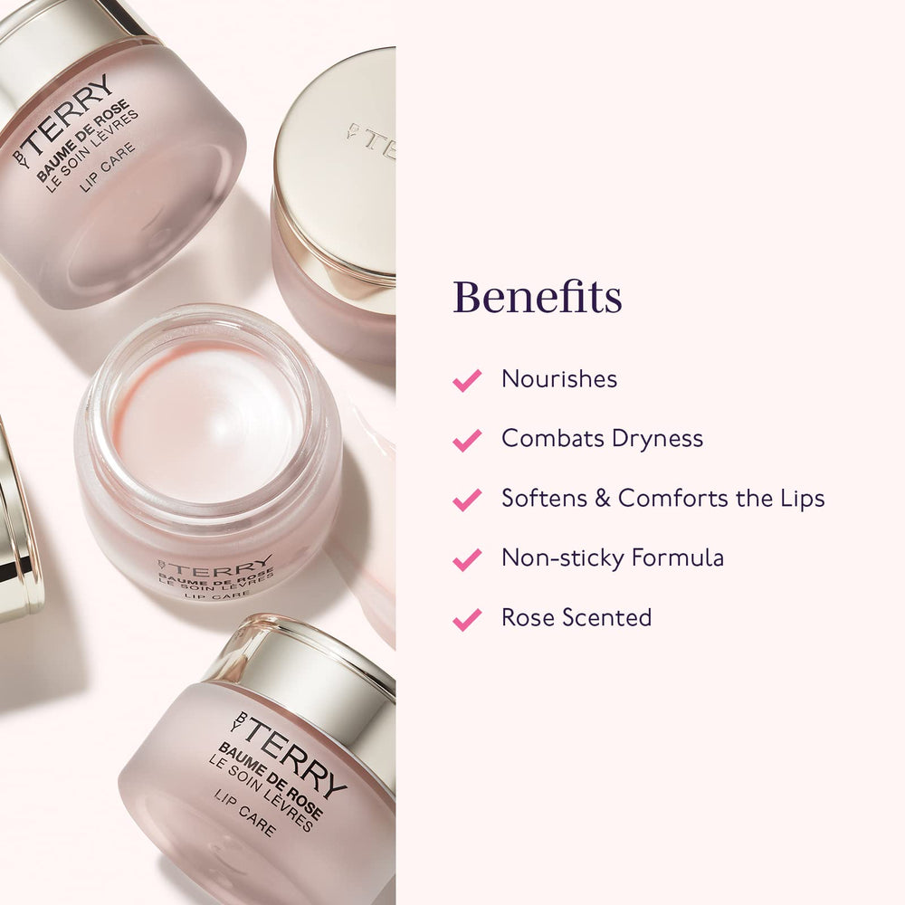 By Terry Baume de Rose Lip Balm offers an overnight treatment option.
