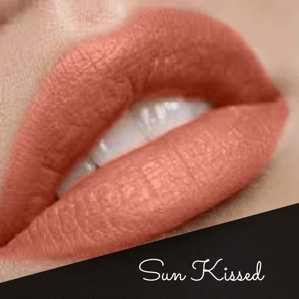 By The Clique Soft Peach Nude swatch showing smooth, lightweight matte finish