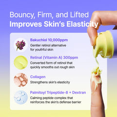 BY WISHTREND Bakuchiol and Retinal combo illustration signaling gentle retinol alternatives