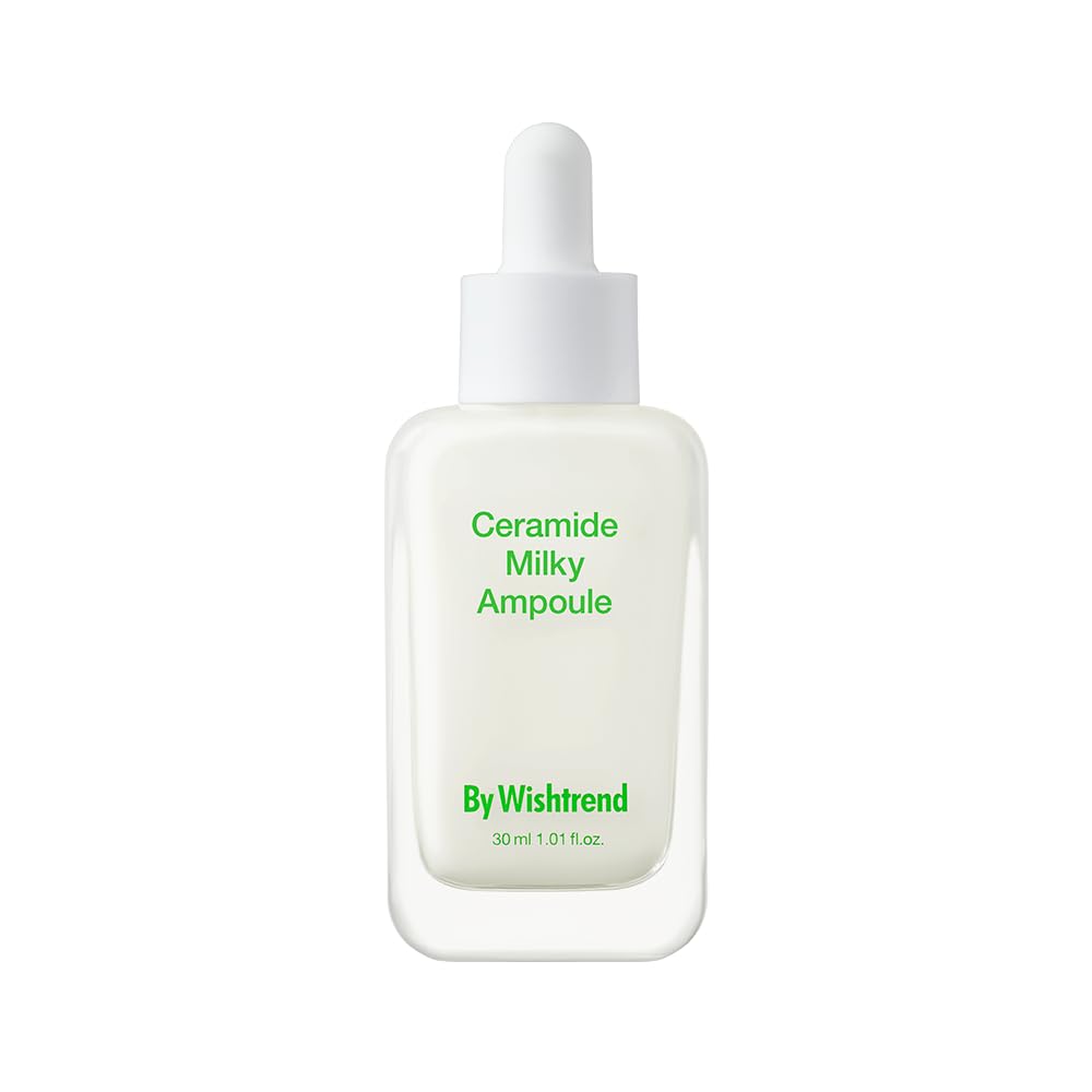 BY WISHTREND Ceramide Milky Ampoule bottle for soothing sensitive skin