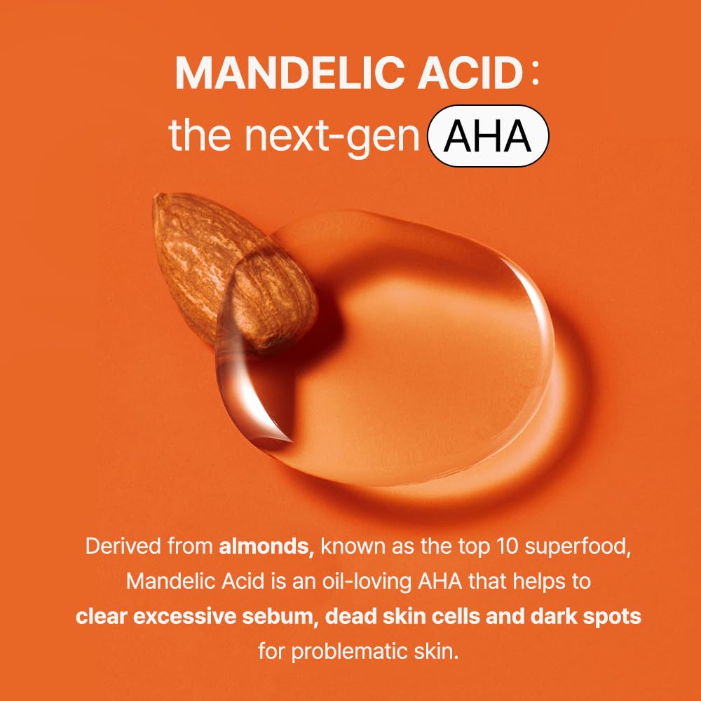 BY WISHTREND Mandelic Acid 5% Skin Prep Water nightly routine suggestion for gentle exfoliation