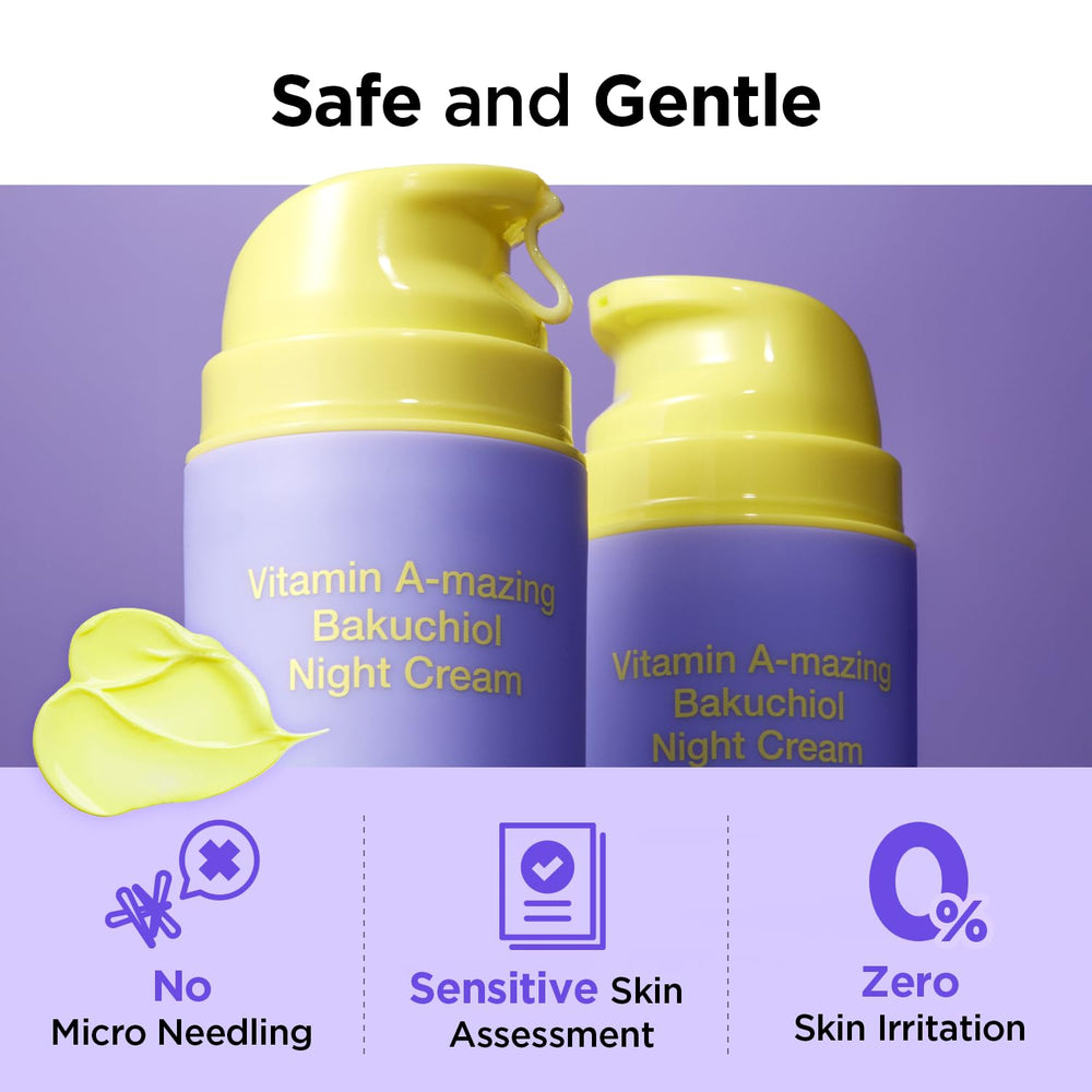 BY WISHTREND Night-cream packaging front for premium skincare branding