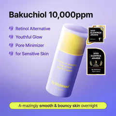 BY WISHTREND Night cream texture swirl highlighting creamy formula for smooth skin