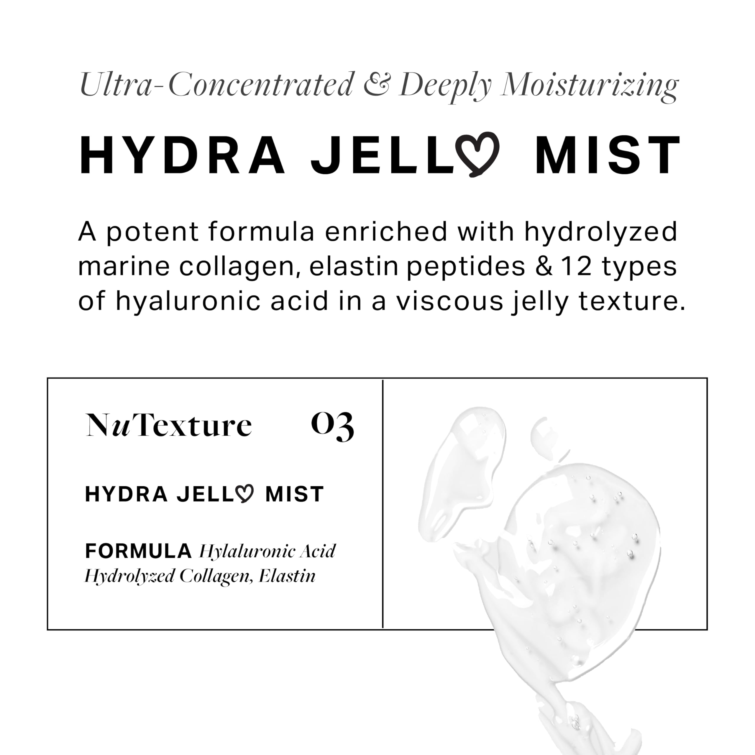 byAVA Jelloskin collagen Hydra Jell face mist spray bottle ready for on-the-go hydration.