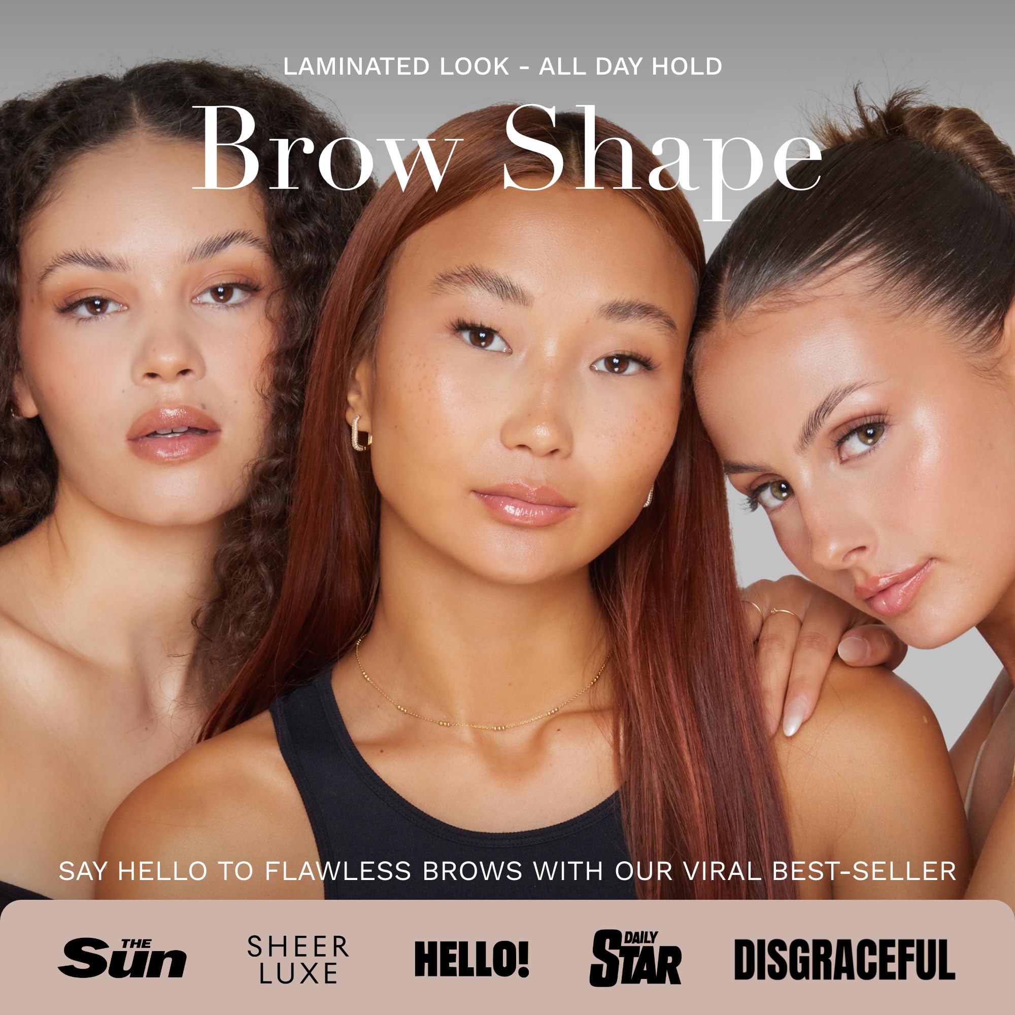 Byellie Brow Shape brush applying gel for quick brow definition
