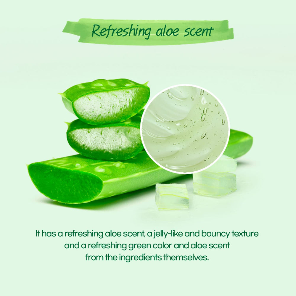 by.H korean-made aloe vera gel in travel packaging