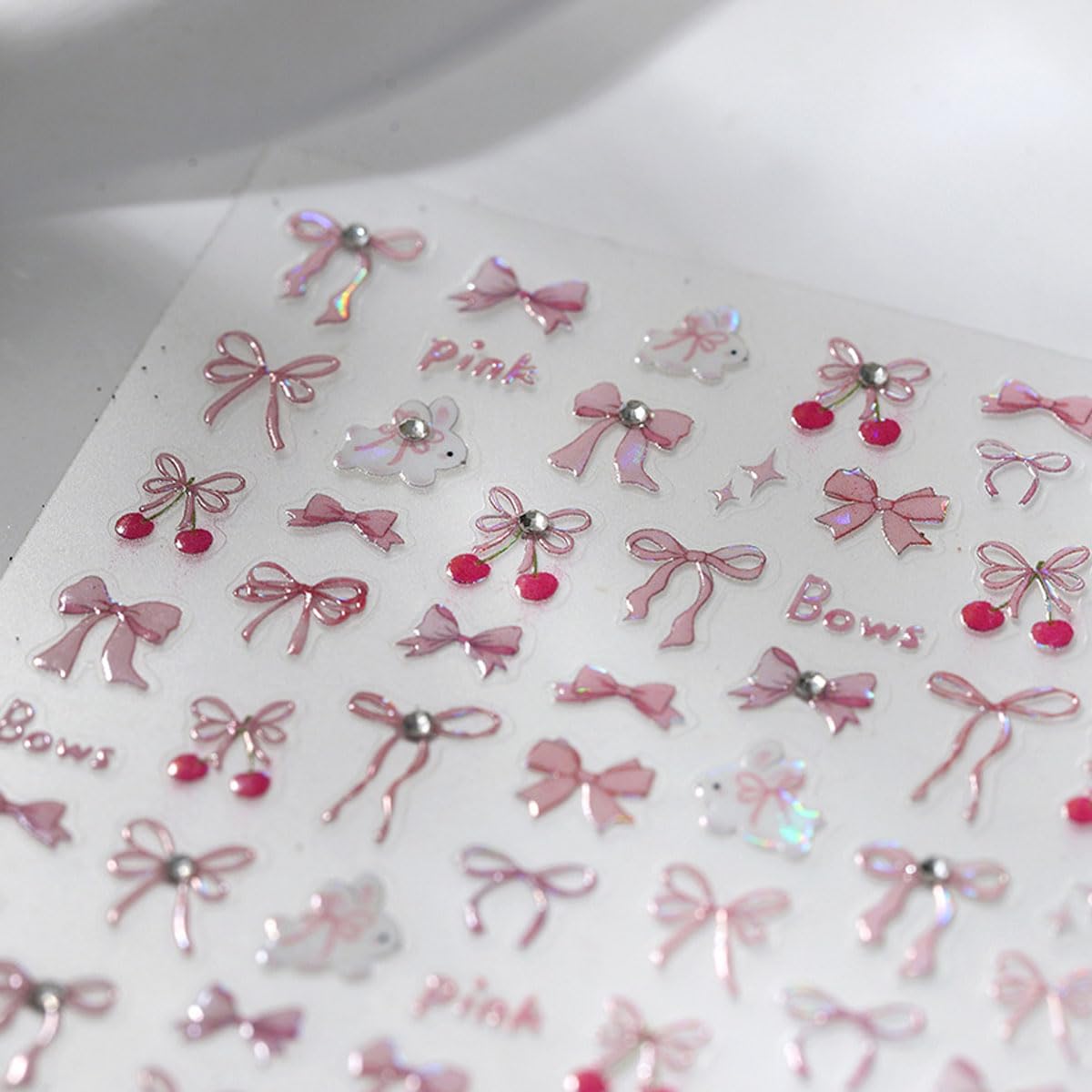BYJKYEN self-adhesive bow decals perfect for French-tip accents.