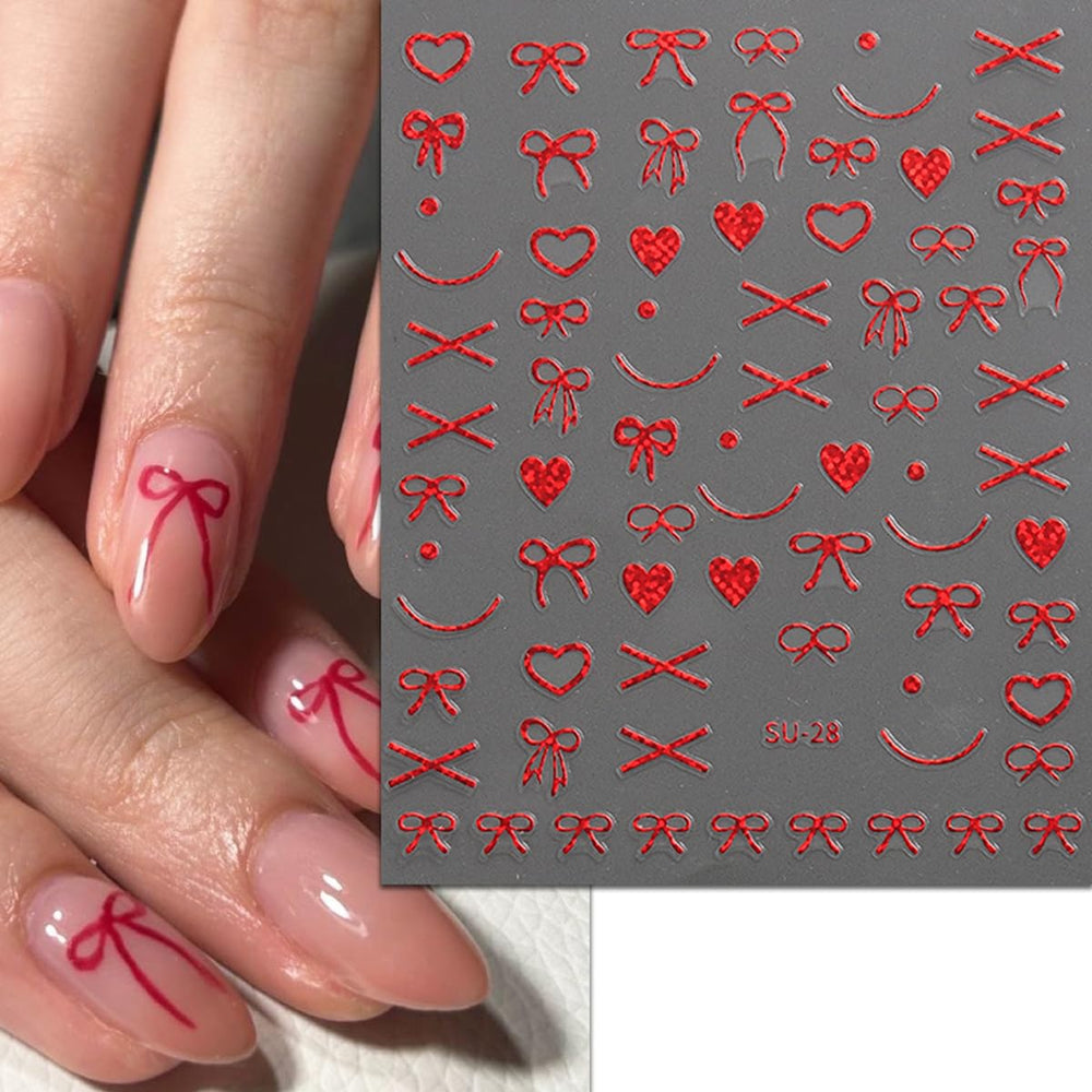 Clean nails and top coat help seal the look.