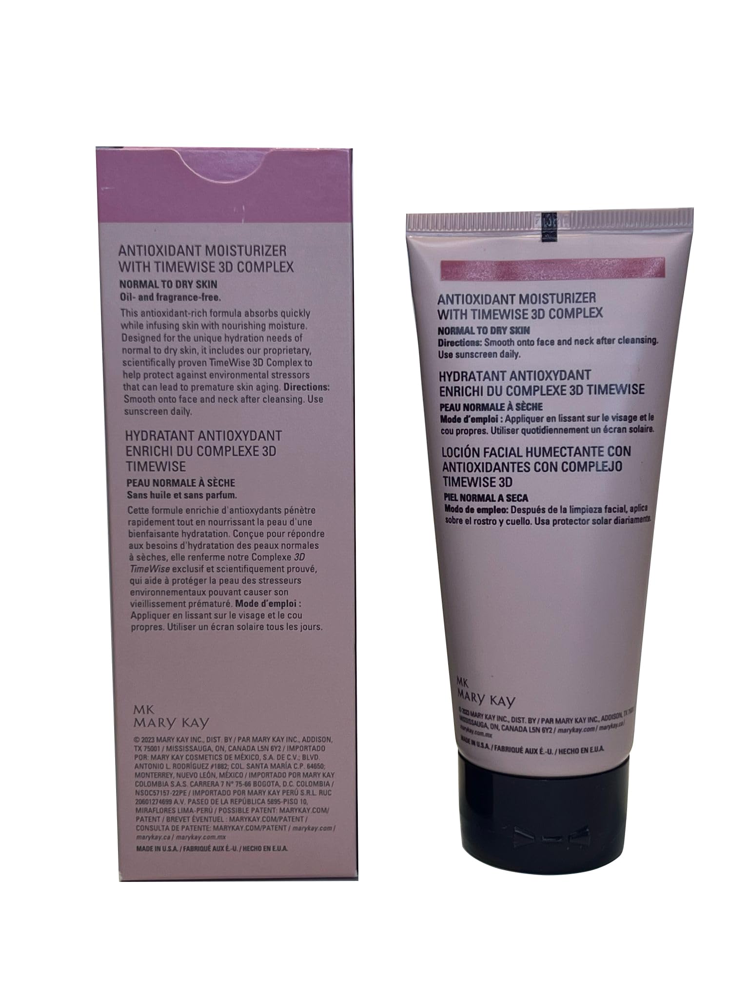 BYMAX Mary Kay Timewise Age-Fighting Moisturizer texture close-up for smooth skin