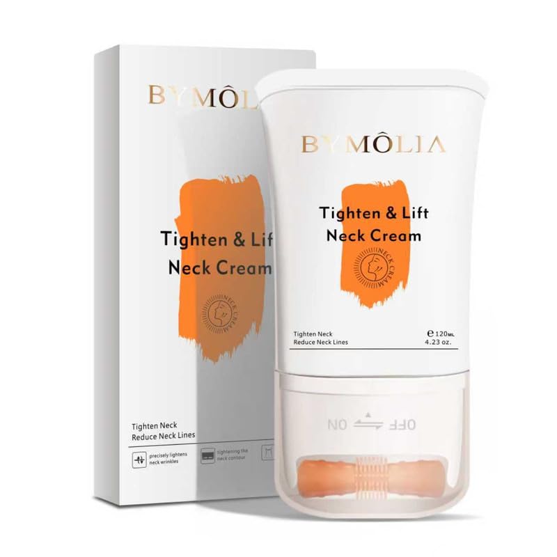BYMOLIA Neck Firming Roller Bottle for targeted lifting.