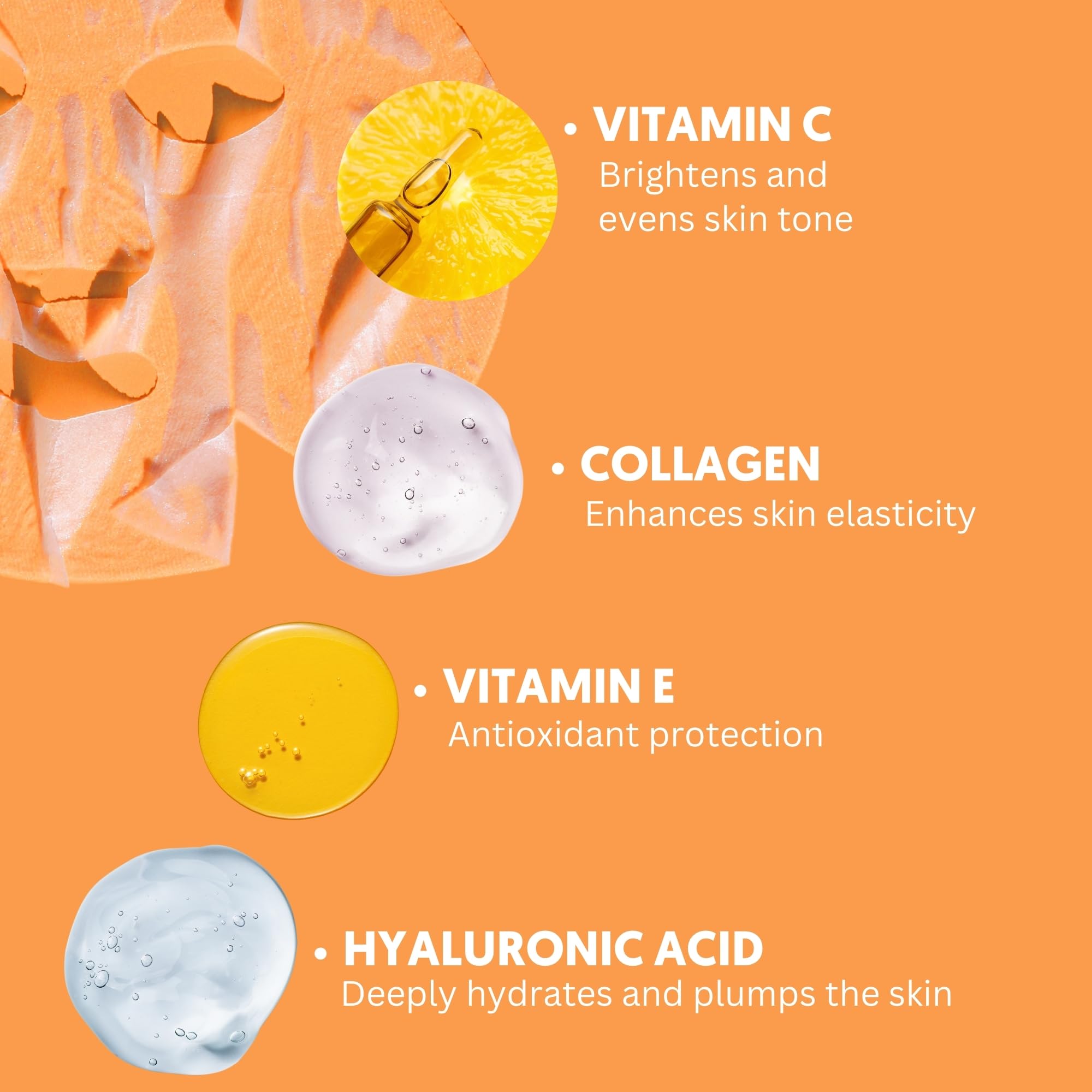 By Nature Vitamin C + Collagen Sheet Mask hydration-hero delivers instant moisture