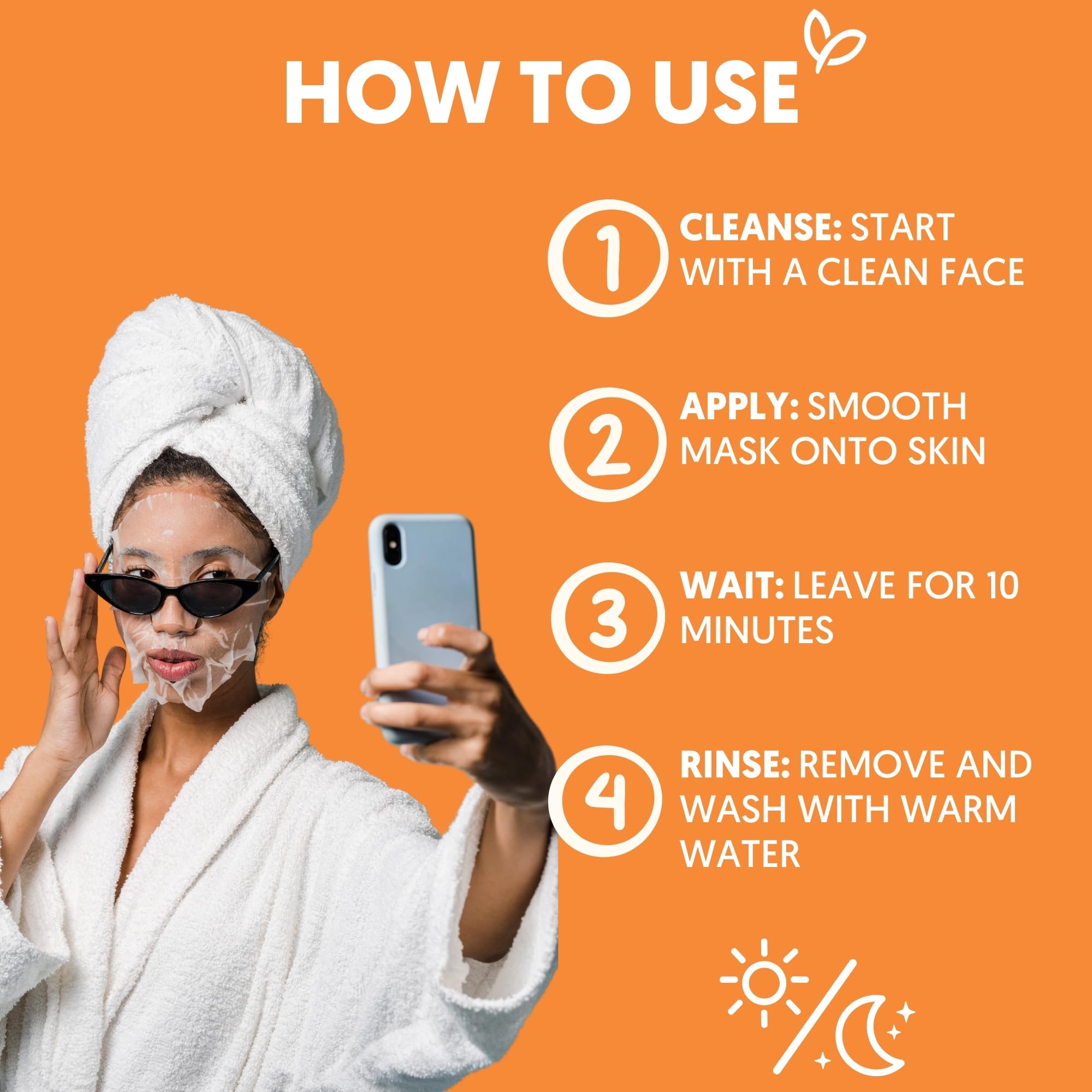 By Nature Vitamin C + Collagen Sheet Mask results-glow highlights refreshed skin