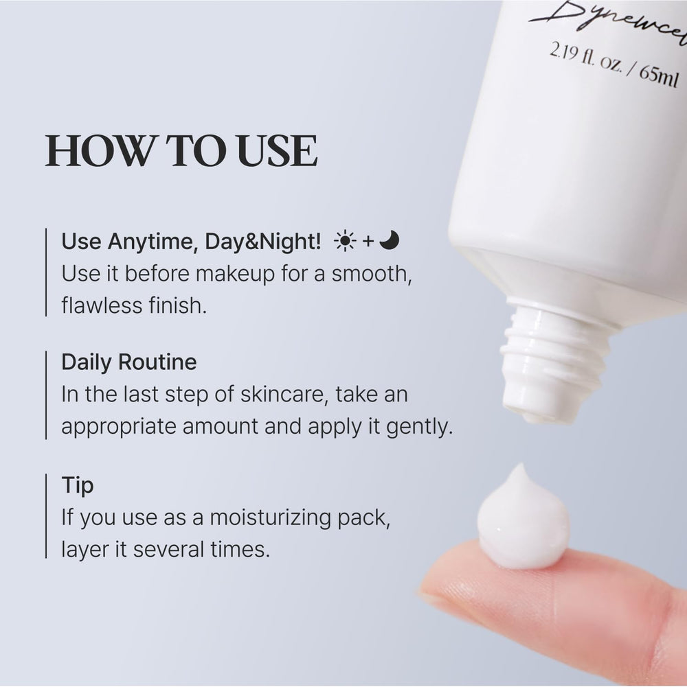 BYNEWCELL Cica Face Moisturizer day and night use suggests versatile, all-day hydration.
