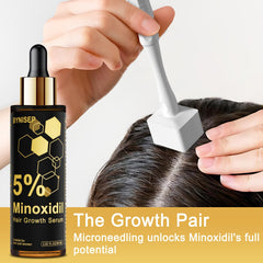 BYNISEP serum applicator close-up for precise scalp use