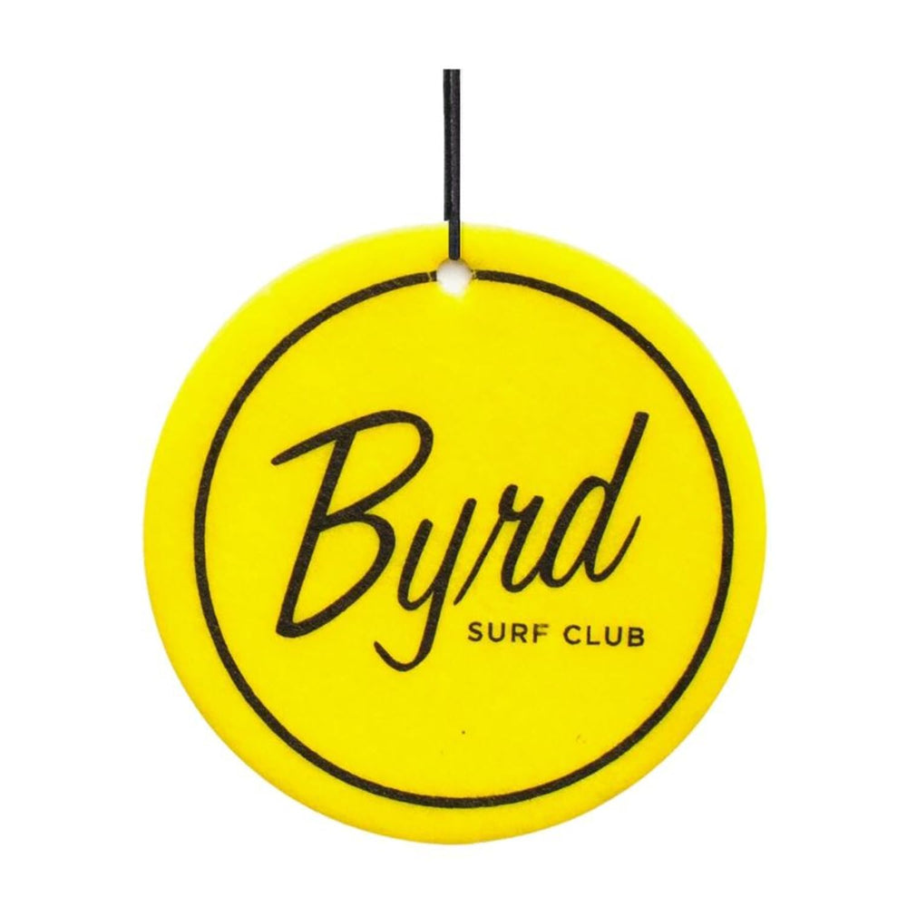BYRD air freshener packaging highlighting sweet coastal aroma.