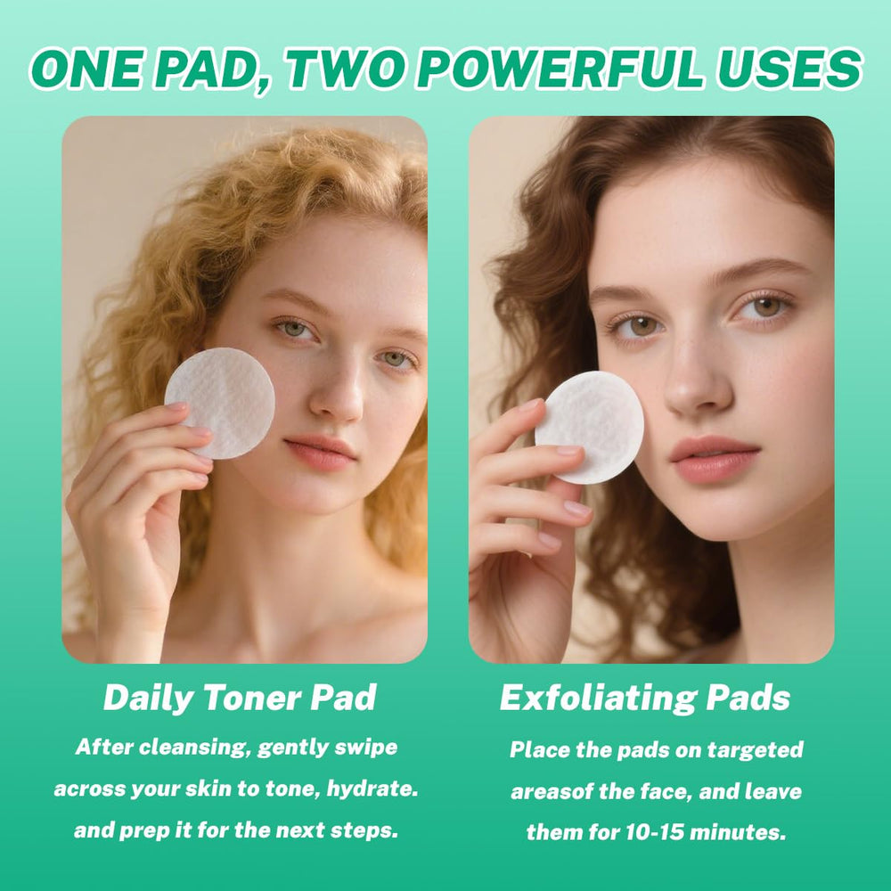 BYXE snail mucin toning pad calms skin with Centella Asiatica.