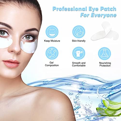 Moisturizing gel pads keep skin refreshed during eyelash services