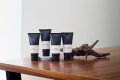 C. O. Bigelow Bergamot Hand Cream being gently massaged into hands.