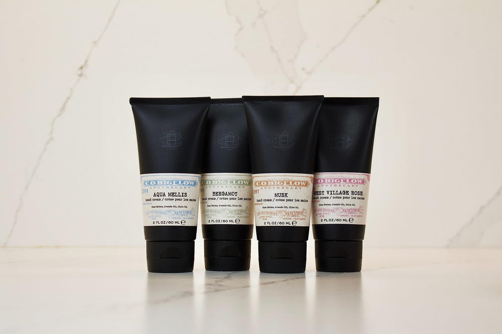 Lightweight Bergamot Hand Cream texture demonstrating quick absorption on skin.