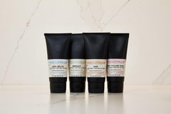 Lightweight Bergamot Hand Cream texture demonstrating quick absorption on skin.