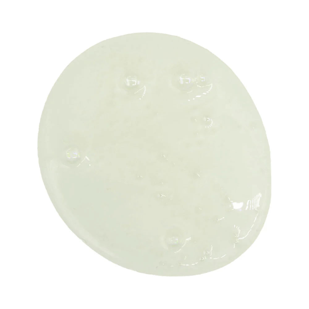 C.O. Bigelow Bergamot Hand Wash ingredients-swatch shows aloe vera and panthenol.