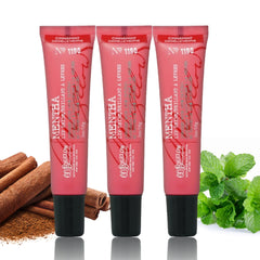 C.O. Bigelow cinnamint lip shine trio ready for purse, desk, or travel use