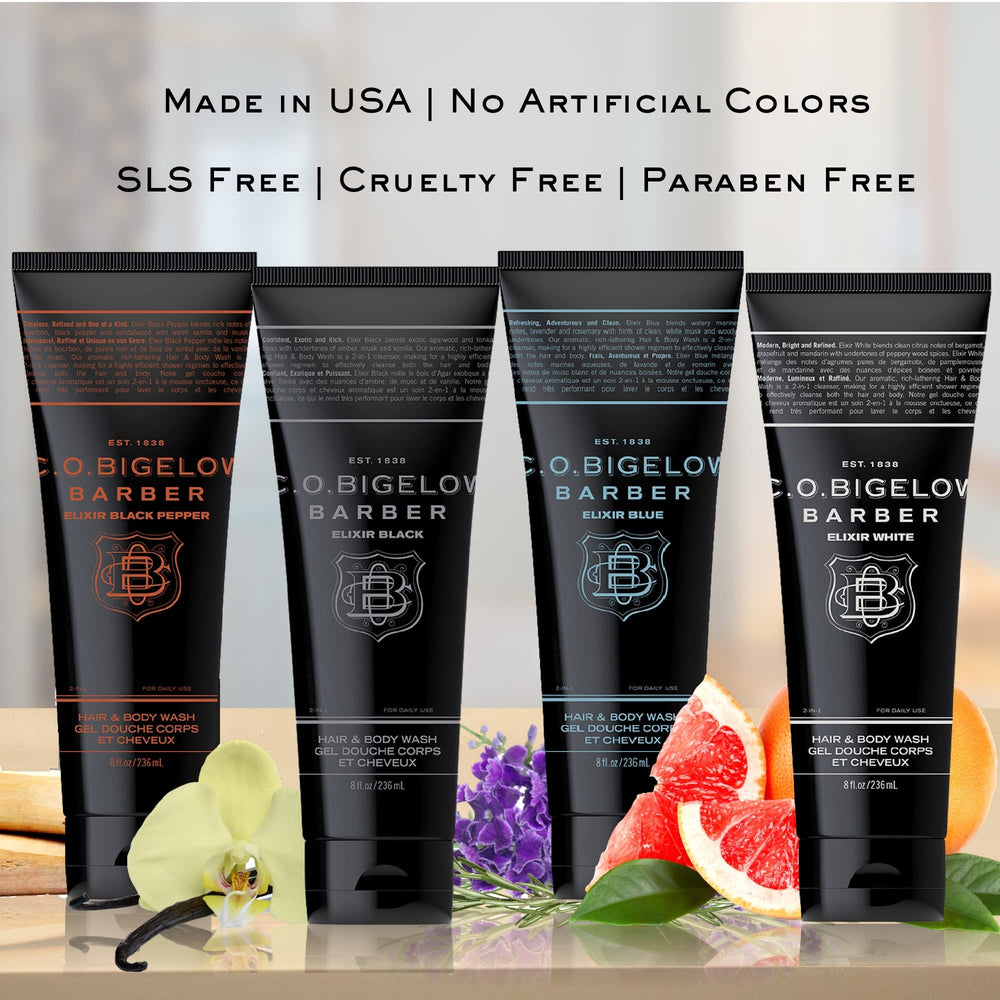 C.O. Bigelow Elixir Blue bathroom scene showcases daily-use convenience