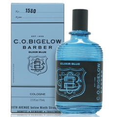 C.O. Bigelow Elixir Blue bottle front view, marine fragrance for daily wear.