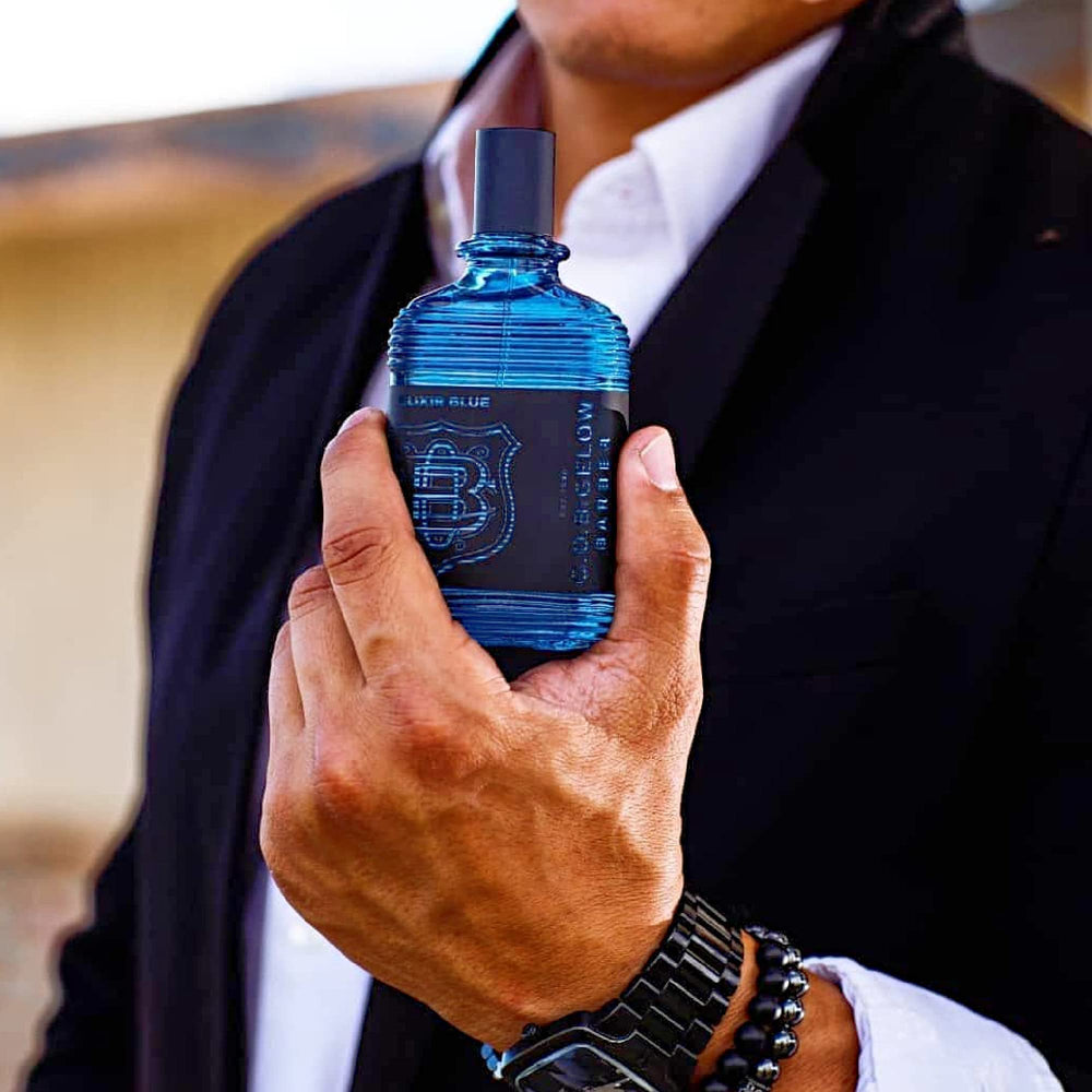 C.O. Bigelow Elixir Blue gift box presentation for thoughtful gifting.