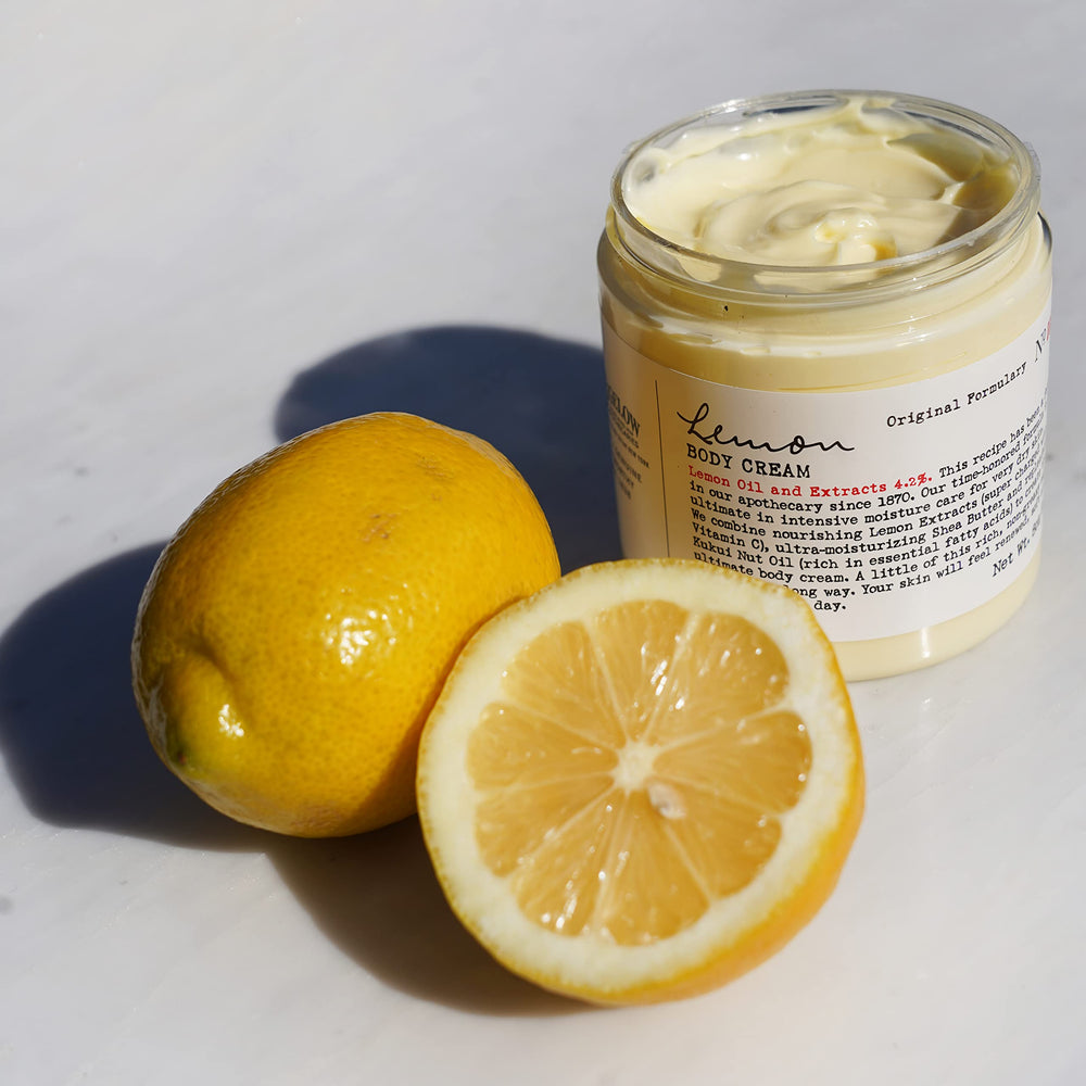 C.O. Bigelow Lemon Body Cream has a rich texture that absorbs quickly.