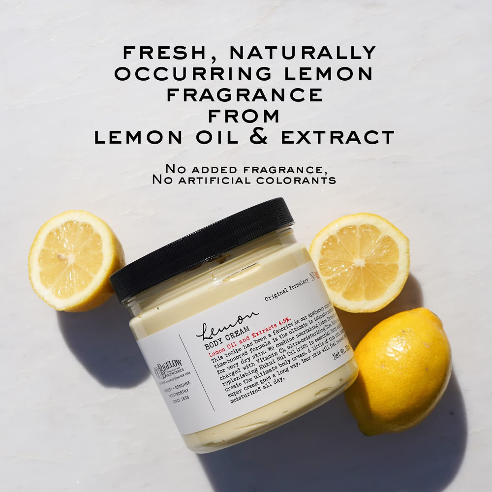 C.O. Bigelow Lemon Body Cream with lemon extract offers a bright, refreshing scent.