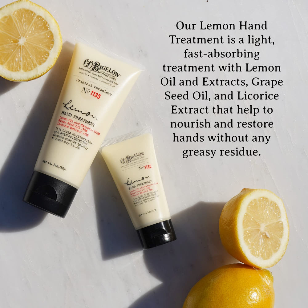 C.O. Bigelow Lemon Hand Treatment tube delivering nourishing moisture